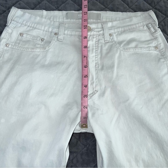 Versace Jeans Couture Pants Men 34 35 Gray Destroyed Bleach Splatter CL - Picture 11 of 12